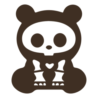 X-Ray Panda Decal (Brown)